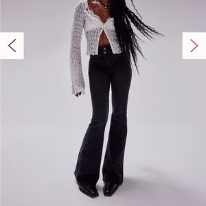 We The Free Jayde Flare Jeans in Black